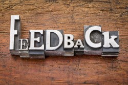 parola di feedback in tipo di metallo