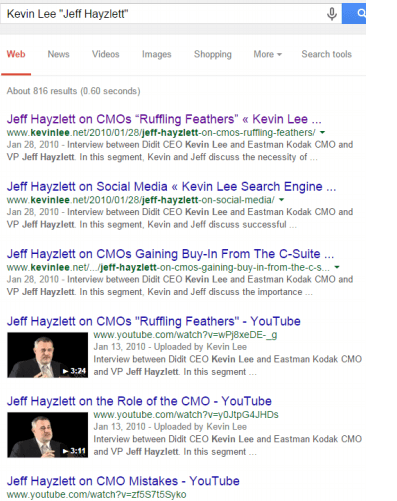 視頻片段 serp