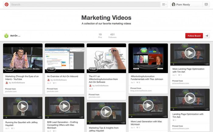 ActOnPinterest 視頻