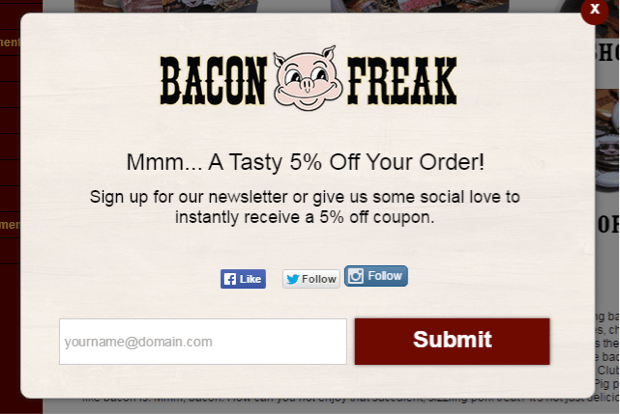 Offre Bacon Freak