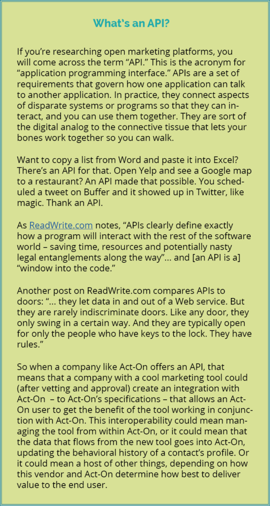 API とは