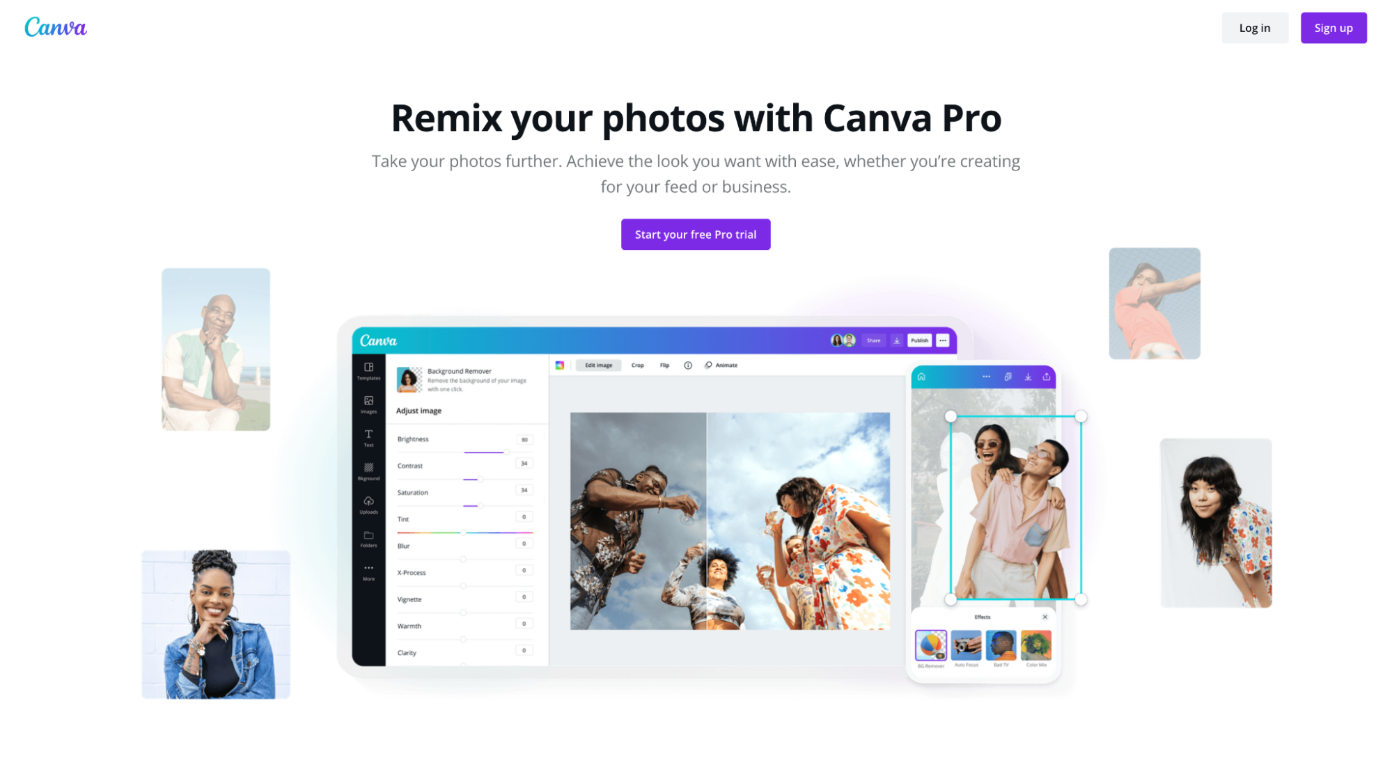 Canva 소개 페이지