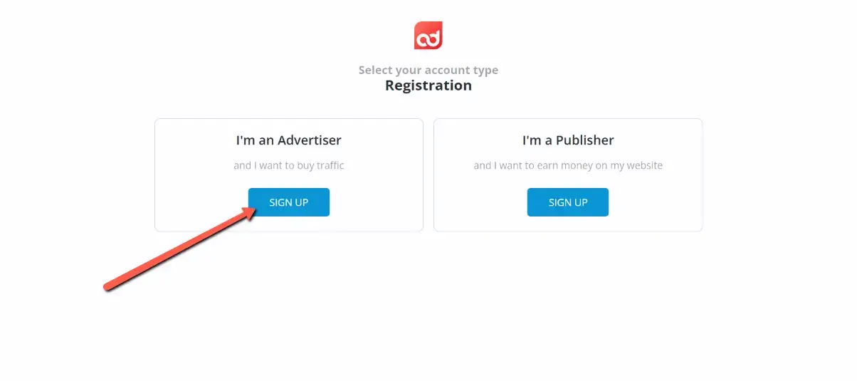 adoperator'da reklamveren kaydı