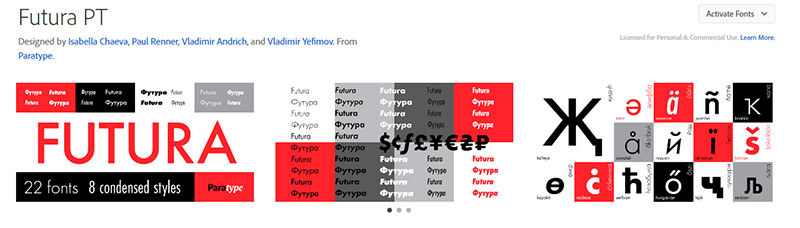 Adobe 字体示例
