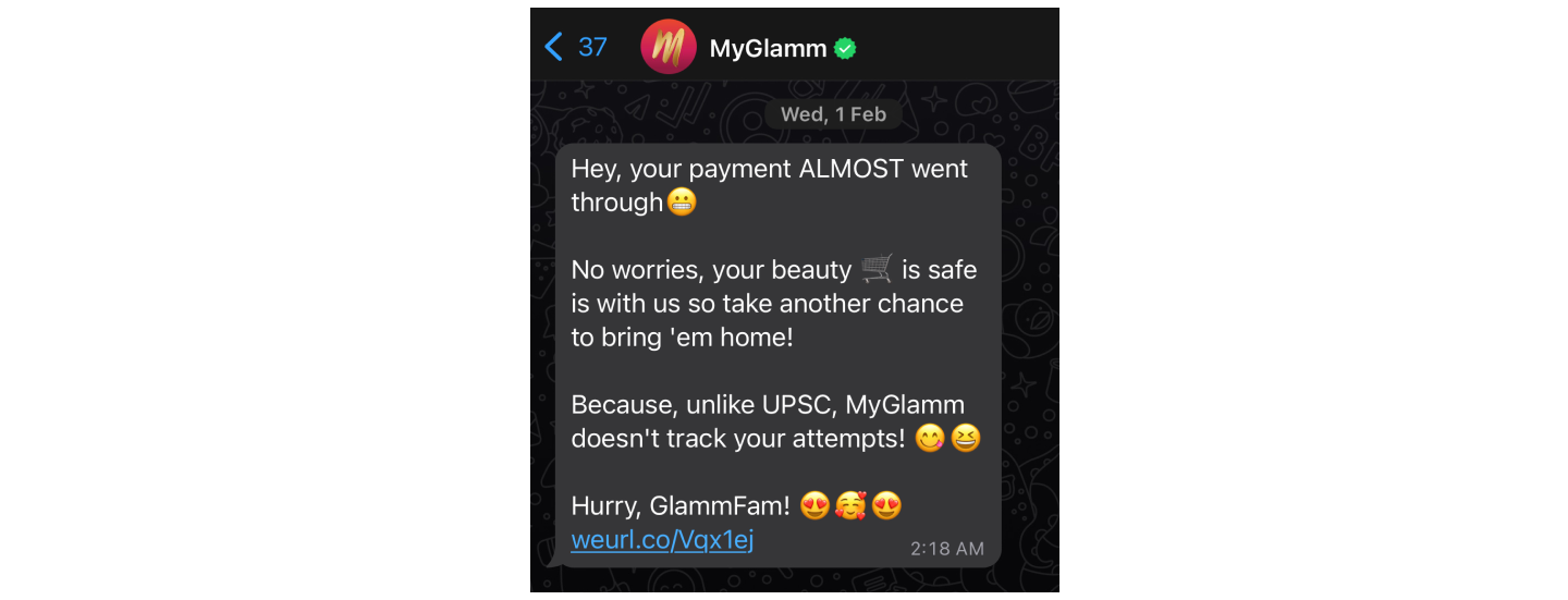 Ide Pemasaran WhatsApp | MyGlamm