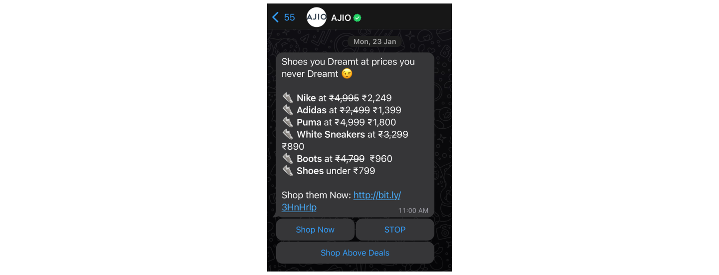 Ide Pemasaran WhatsApp | Ajio