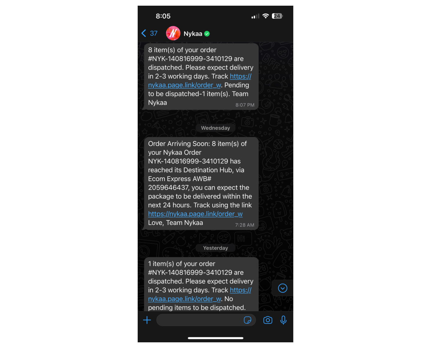 Ide Pemasaran WhatsApp | Nykaa