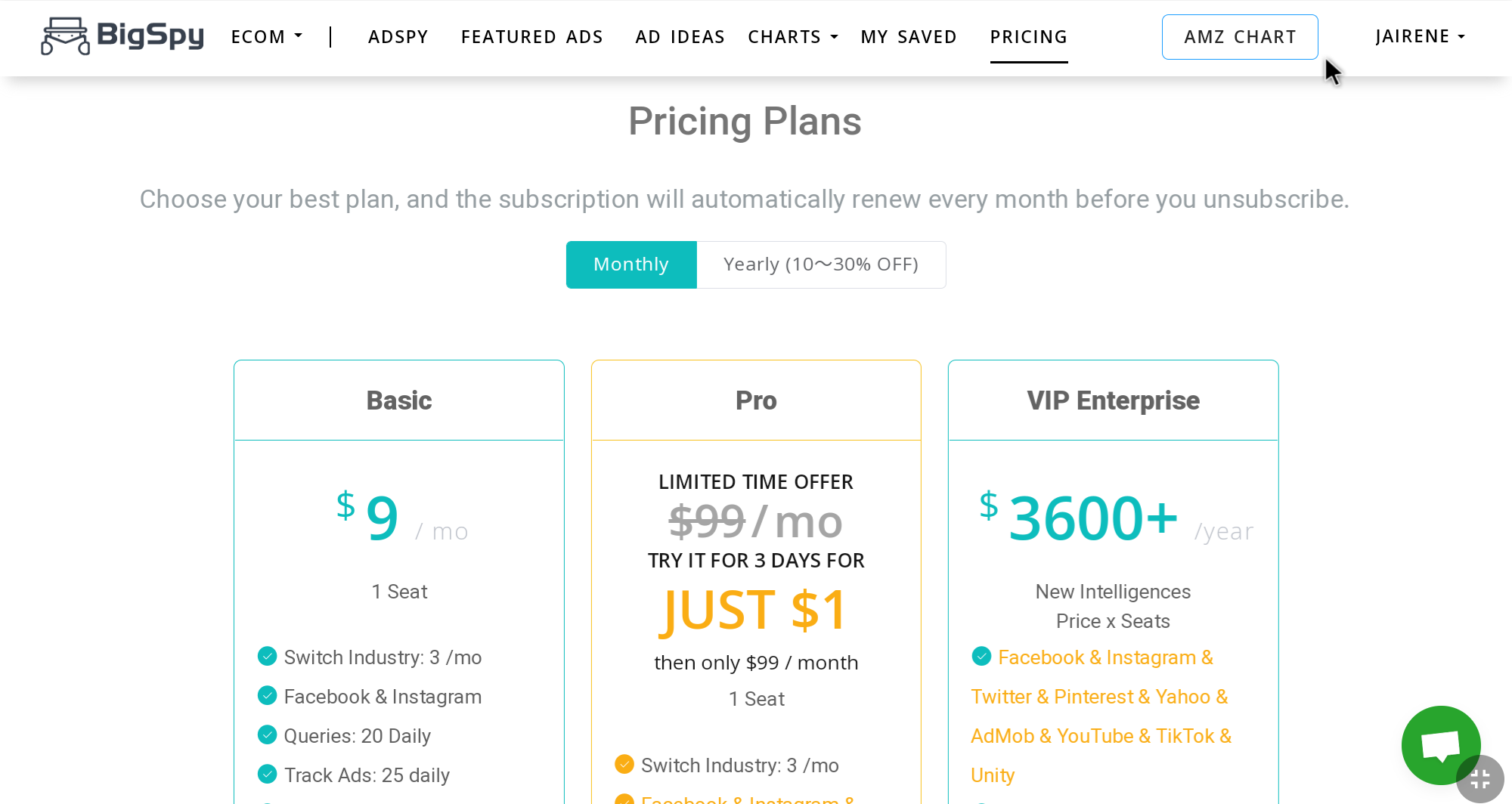 harga alat mata-mata tiktok bigspy