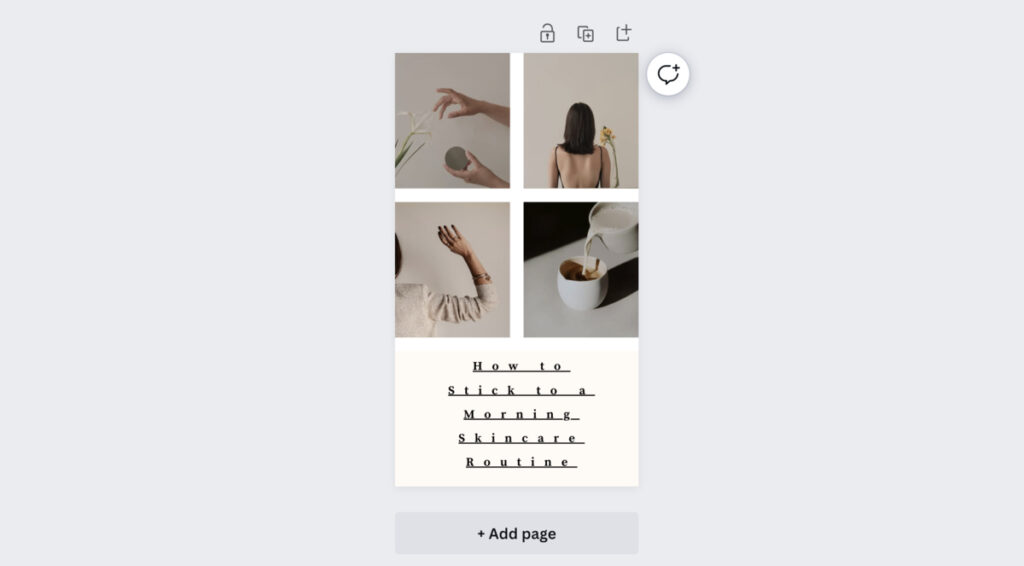 Pembuatan grafik antarmuka situs web Canva