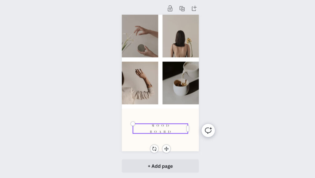 Pembuatan grafik antarmuka situs web Canva