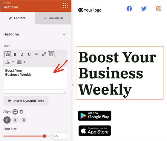 พาดหัวข่าวหน้า Landing Page - RafflePress Customize the podcast landing page headline