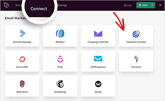 การรวมอีเมล - RafflePress SeedProd email integrations
