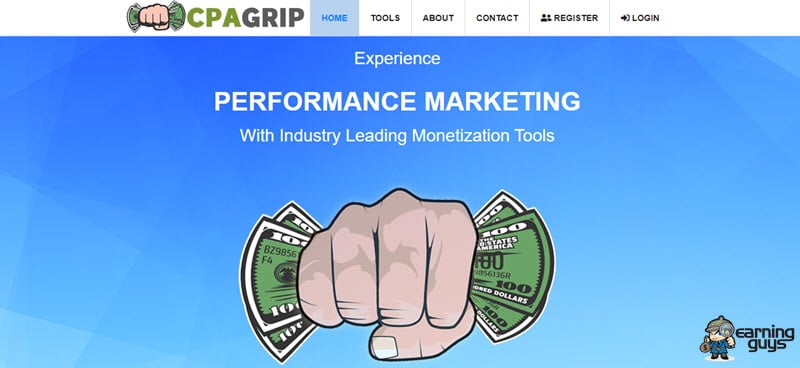 CPAGrip CPA Affiliate Network