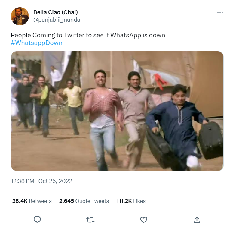 Tweetul viral al Bella Ciao care distribuie un meme
