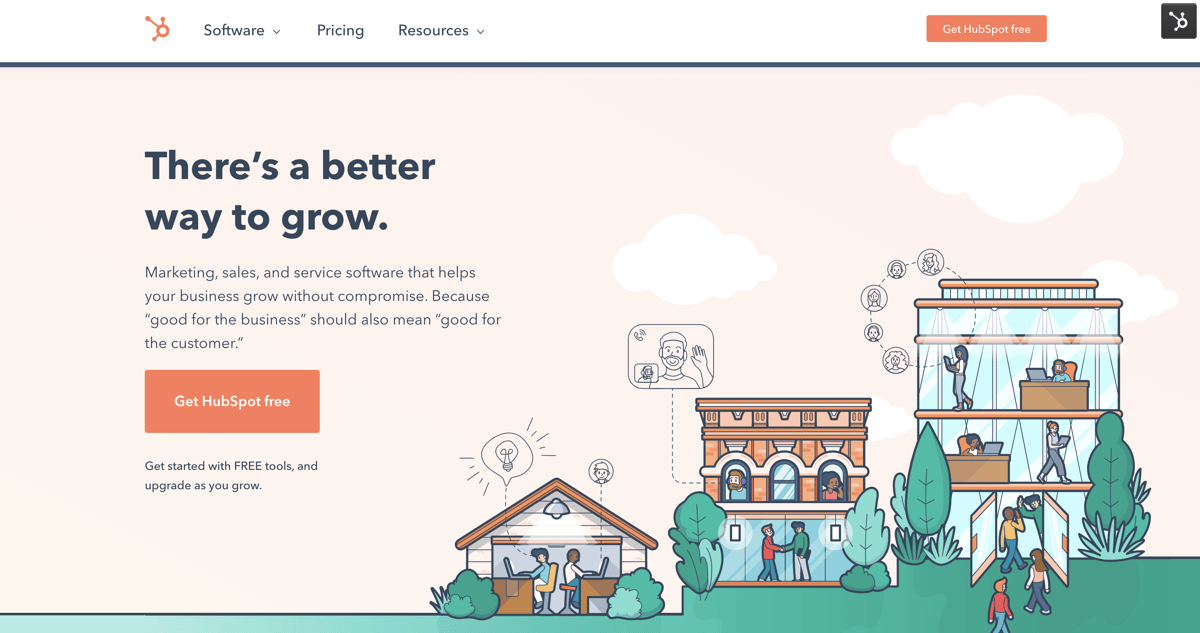 Hubspot-Website