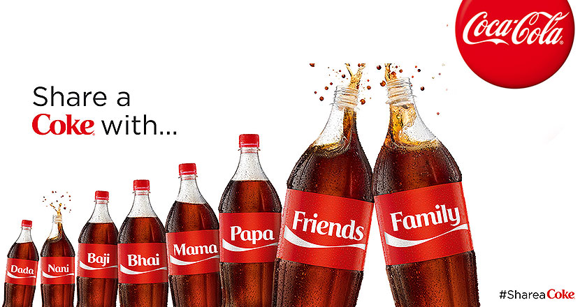 teilen Sie sich eine Cola von Coca-Cola