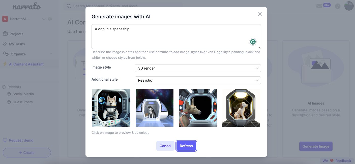 最高の AI 画像ジェネレーター:Narto AI 画像