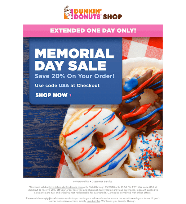 Dunkin-Donut-Shop-Memorial-Day-Sale