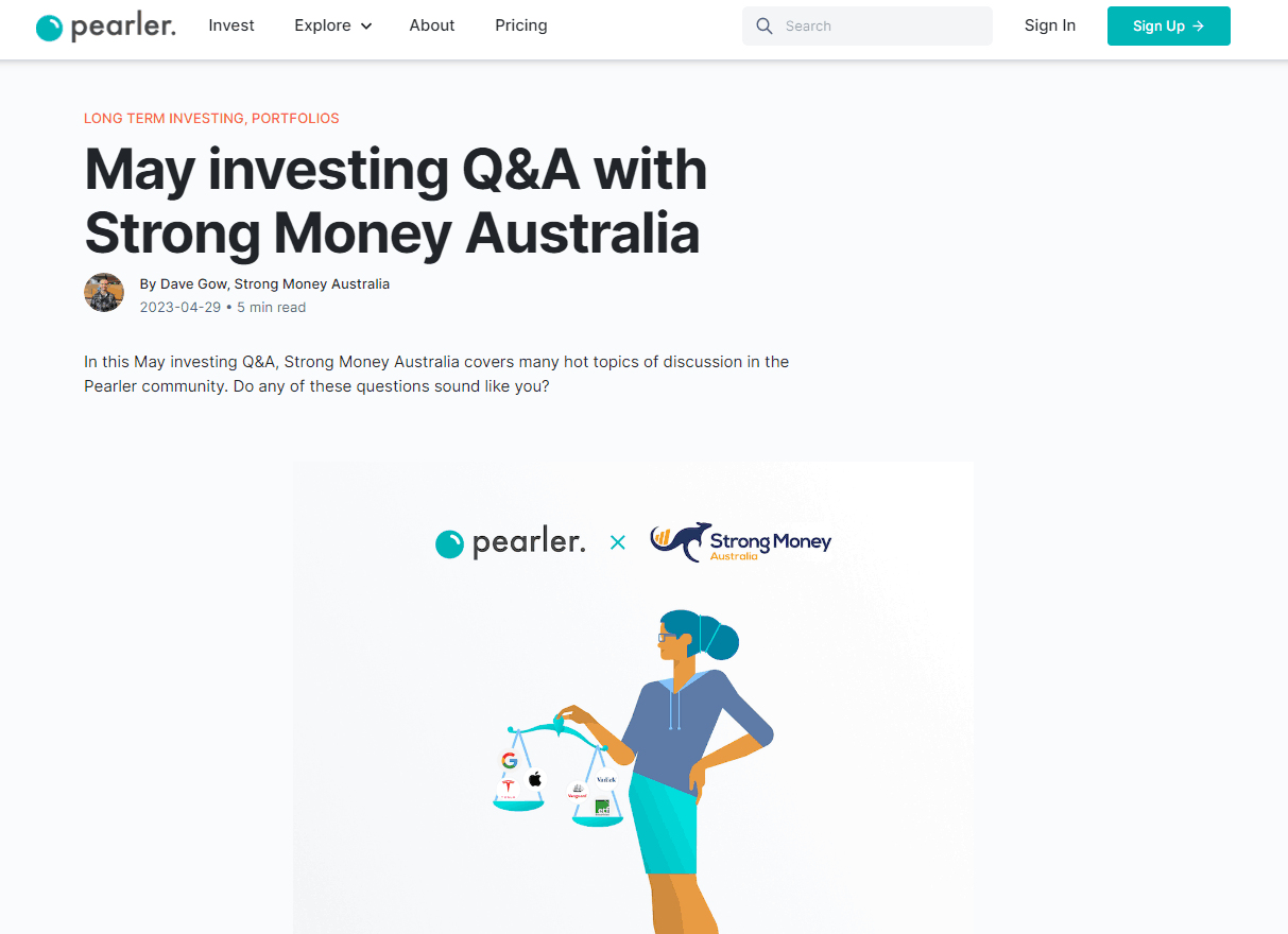 กรณีศึกษาการตลาดเนื้อหาของ Pearler - ความร่วมมือ
