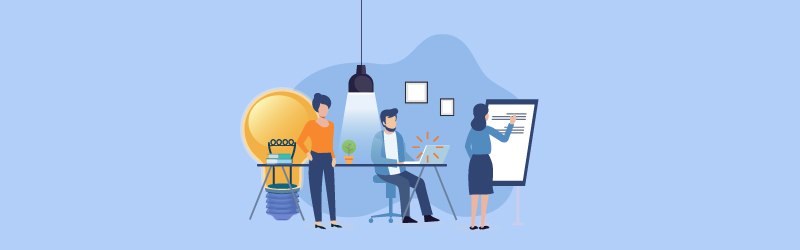 illustrazione dei marketer di Facebook