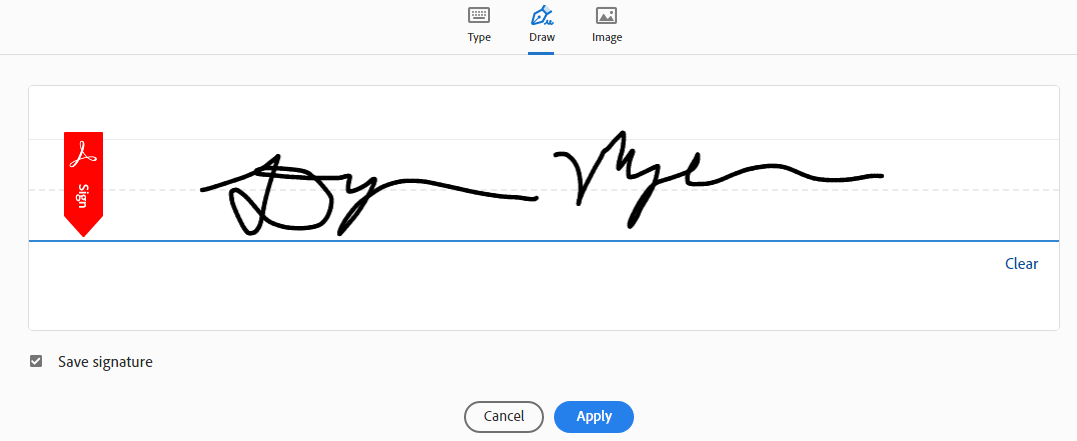 Rysowanie podpisu elektronicznego w programie Adobe Acrobat