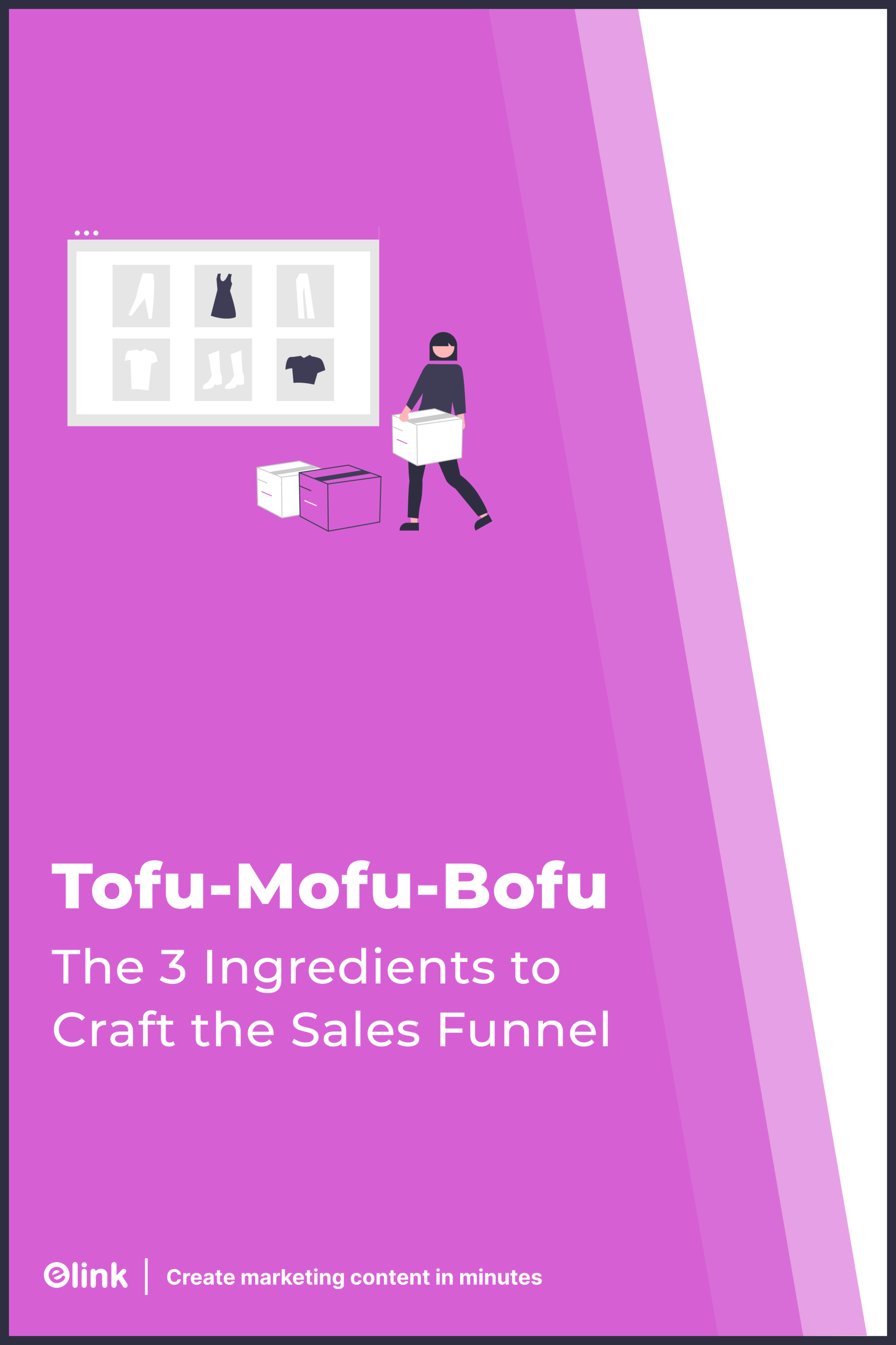 Tofu, MoFu, Banner de Pinterest de BoFu