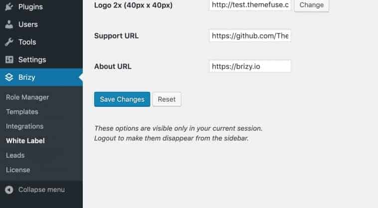 brizy-wp-white-label-options