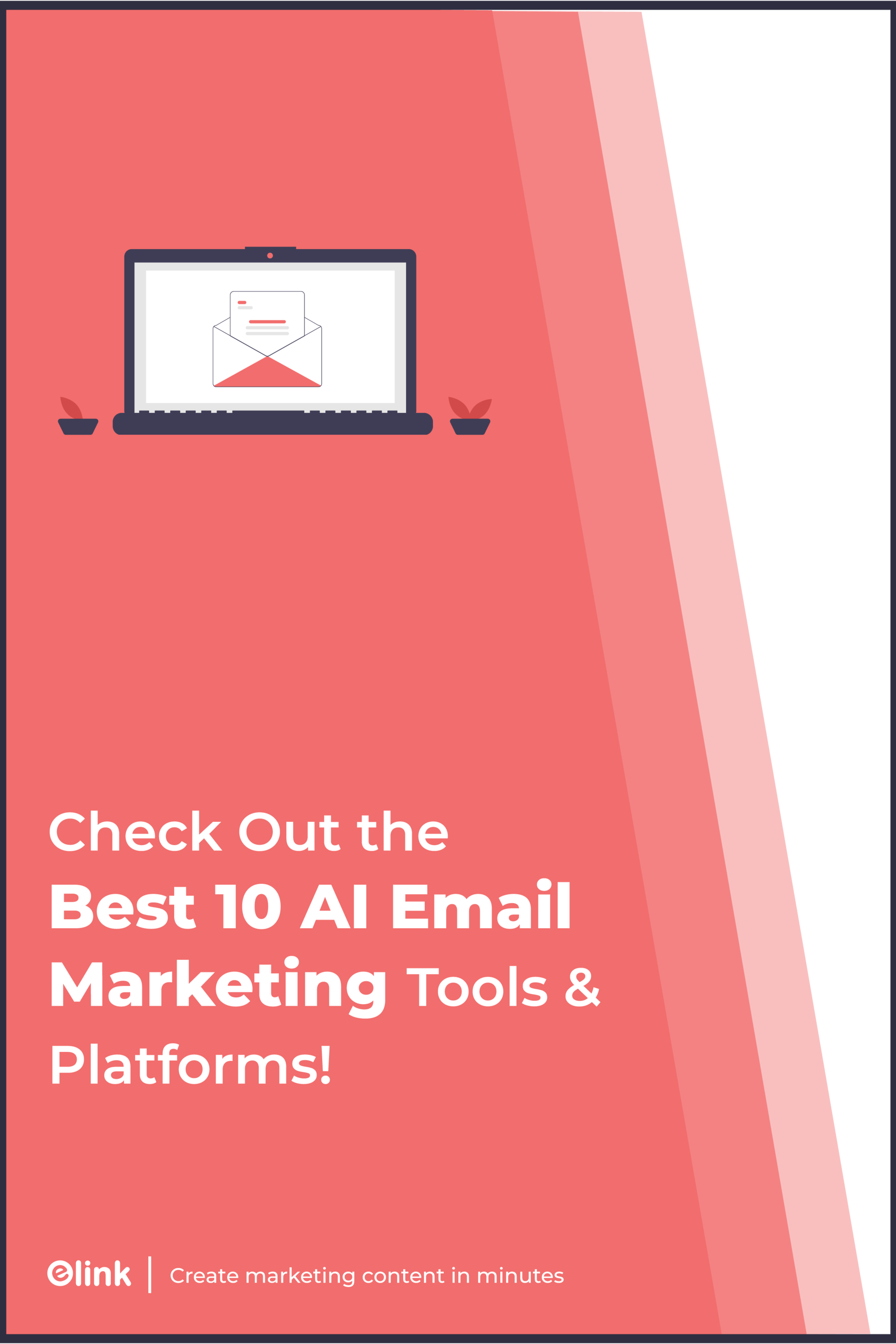 Banner do Pinterest de ferramentas de marketing de IA
