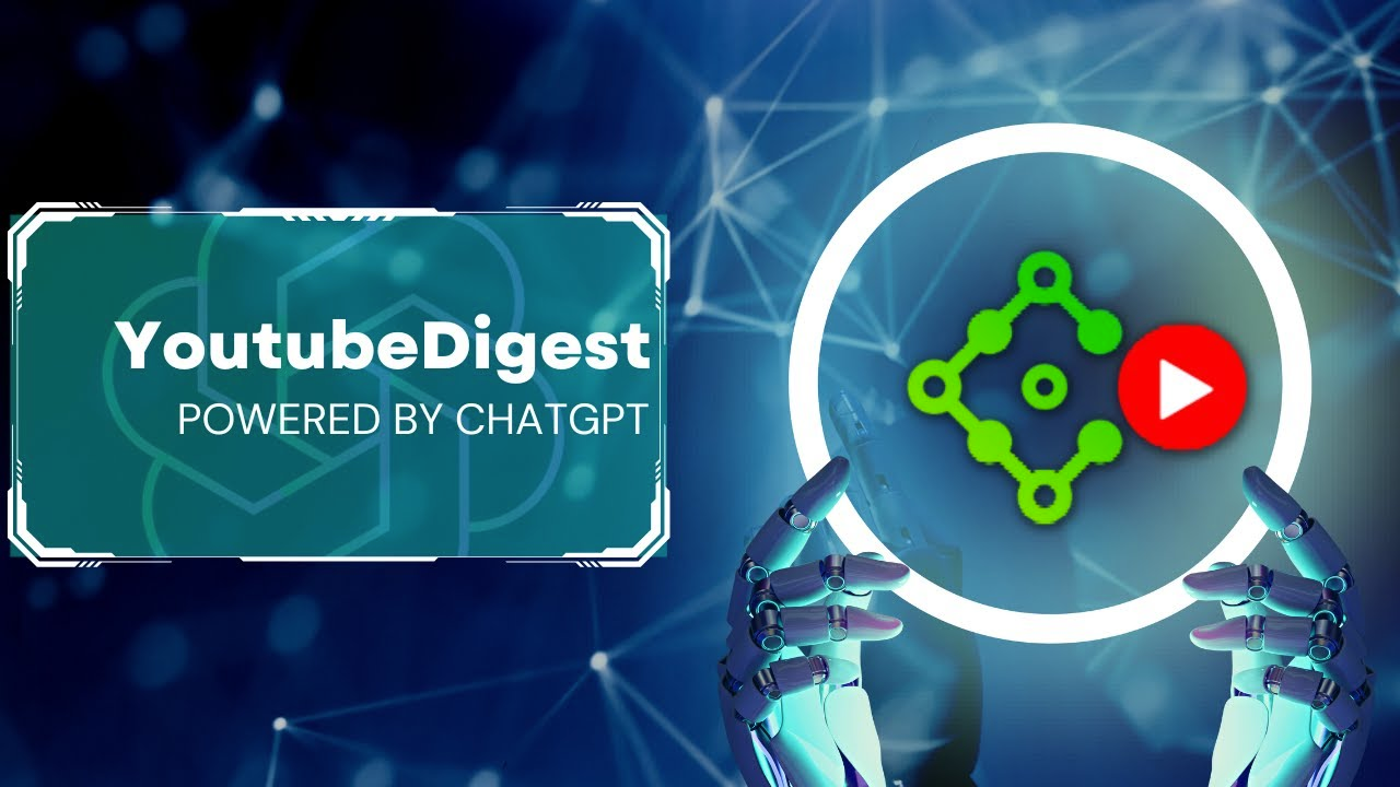 작동 중인 youtubedigest 크롬 확장 프로그램의 스크린샷