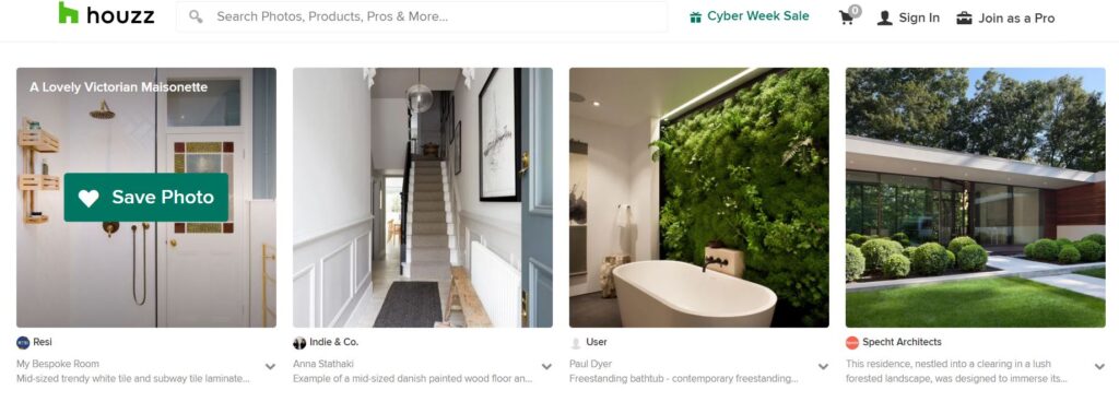 exemplo visual houzz