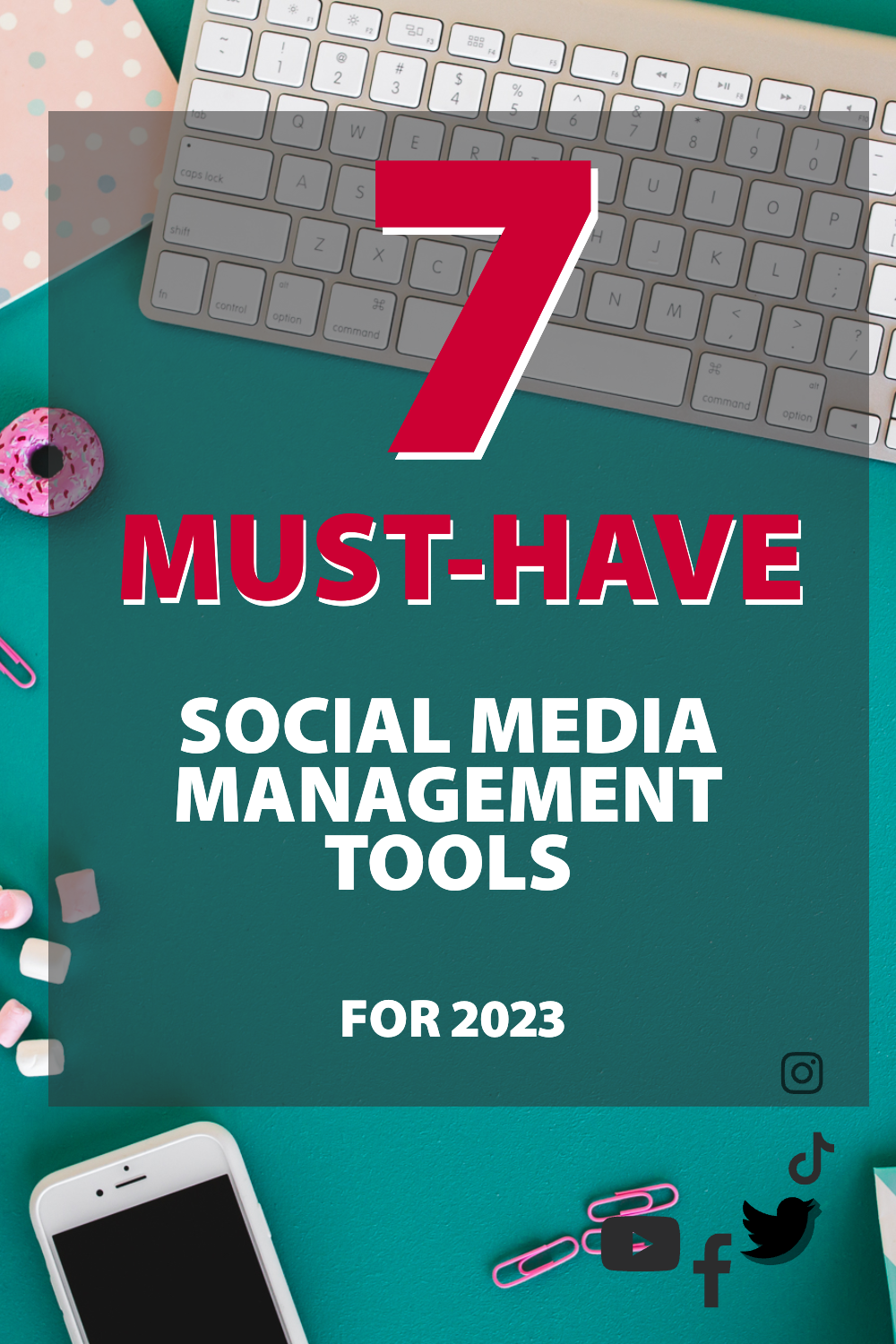 2023년 필수 소셜 미디어 관리 도구 7가지