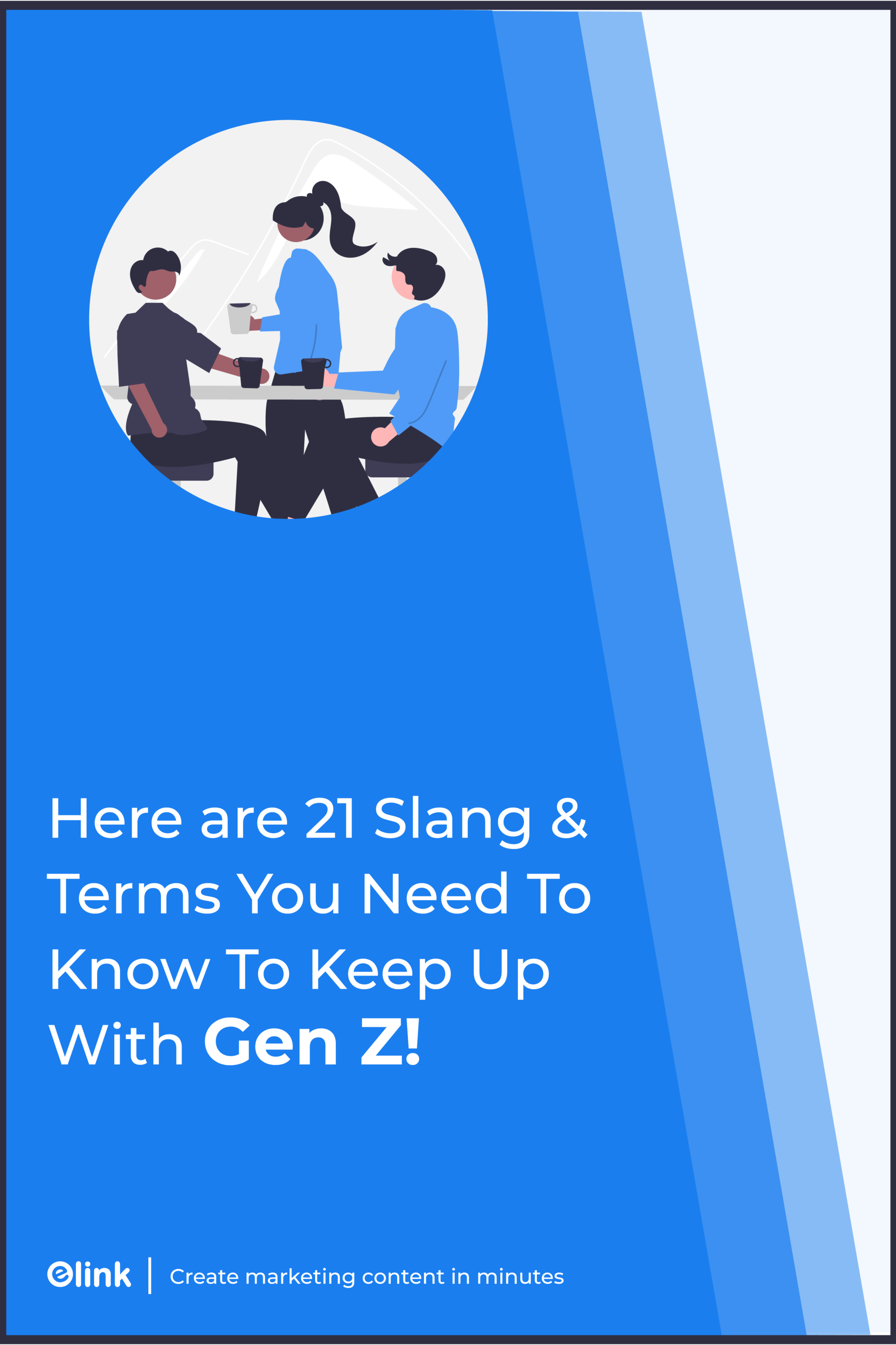 Banner de argou și termeni Gen Z