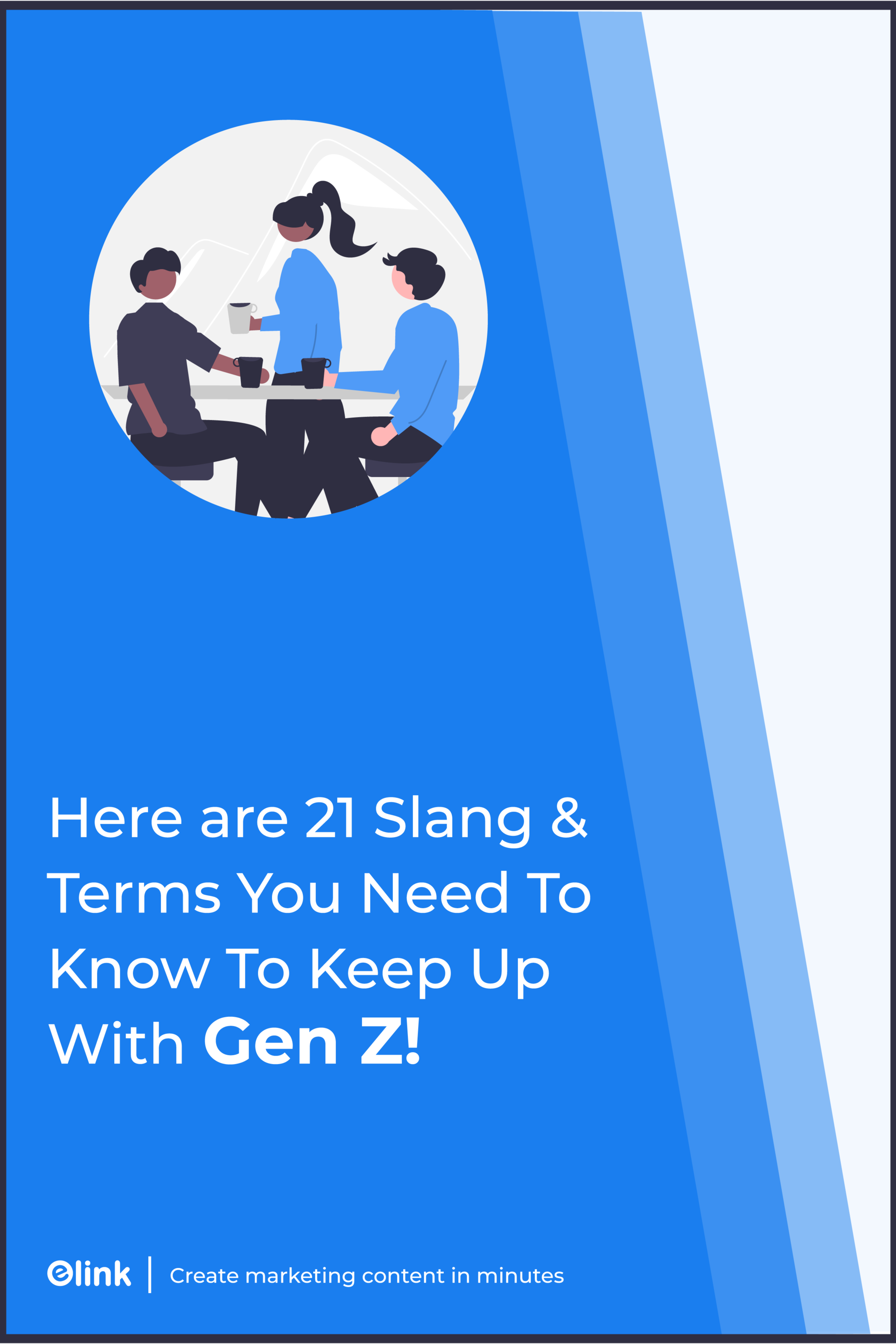 คำสแลง Gen Z และแบนเนอร์คำศัพท์