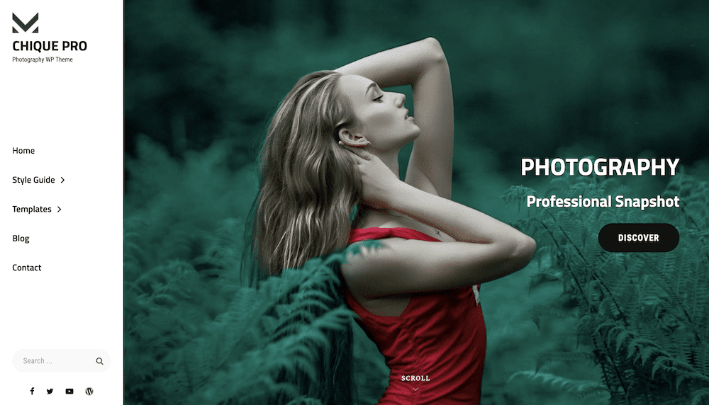 Ücretsiz Chique Photography teması.