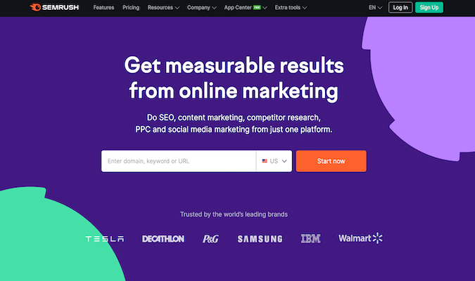 Herramienta SEMrush para la optimización de contenidos