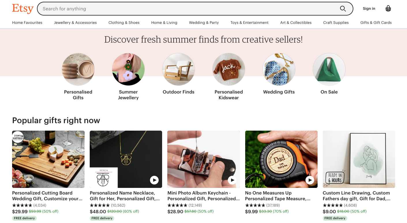 Pasar Etsy