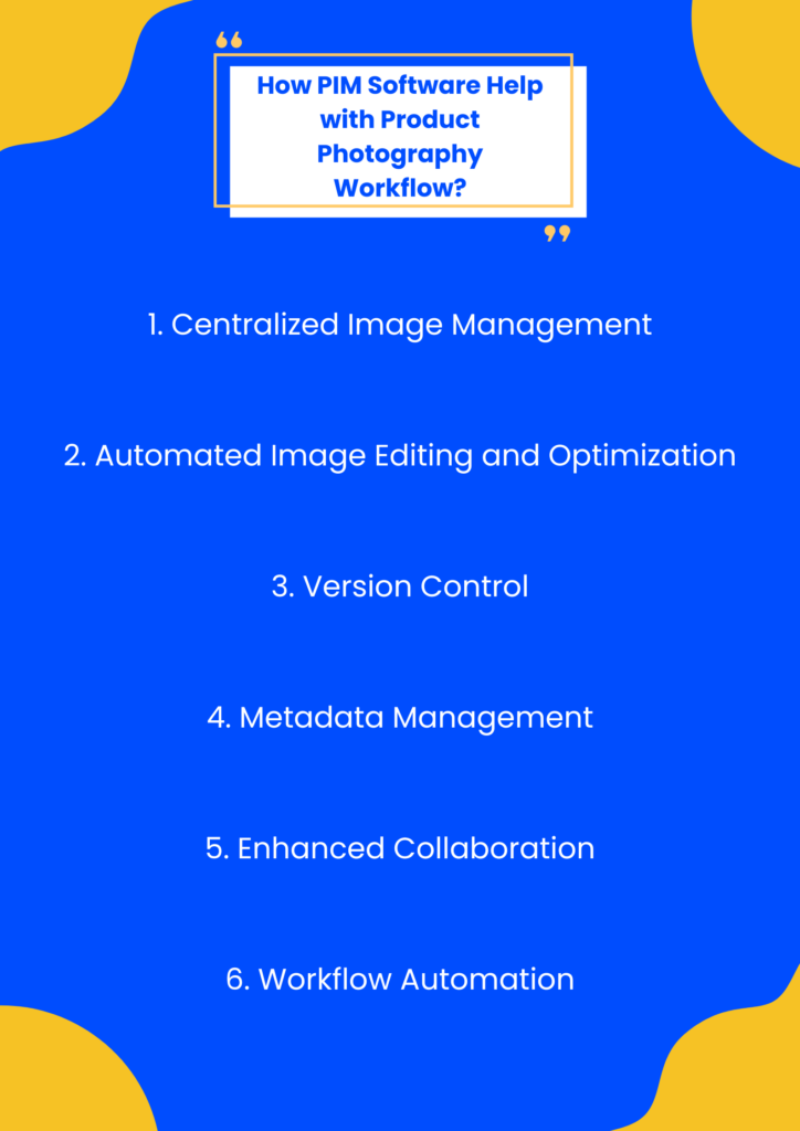 Fotografie de produs cu software PIM