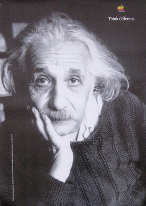 рекламная фотография Эйнштейн