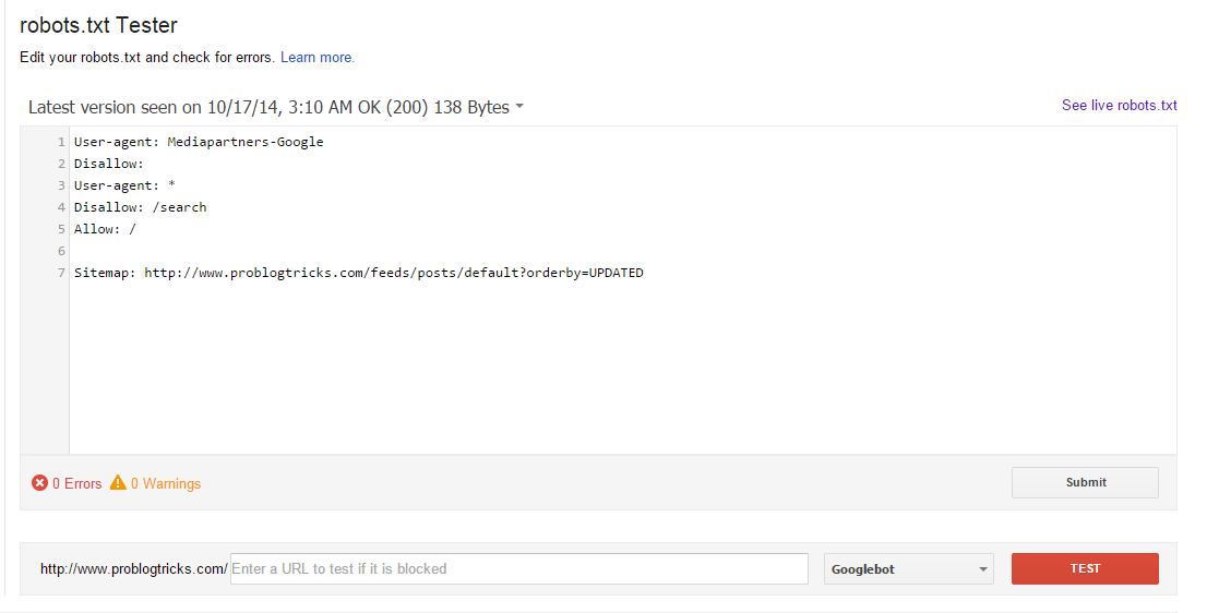 Webmaster-Tools-robots.txt-Testing-tool