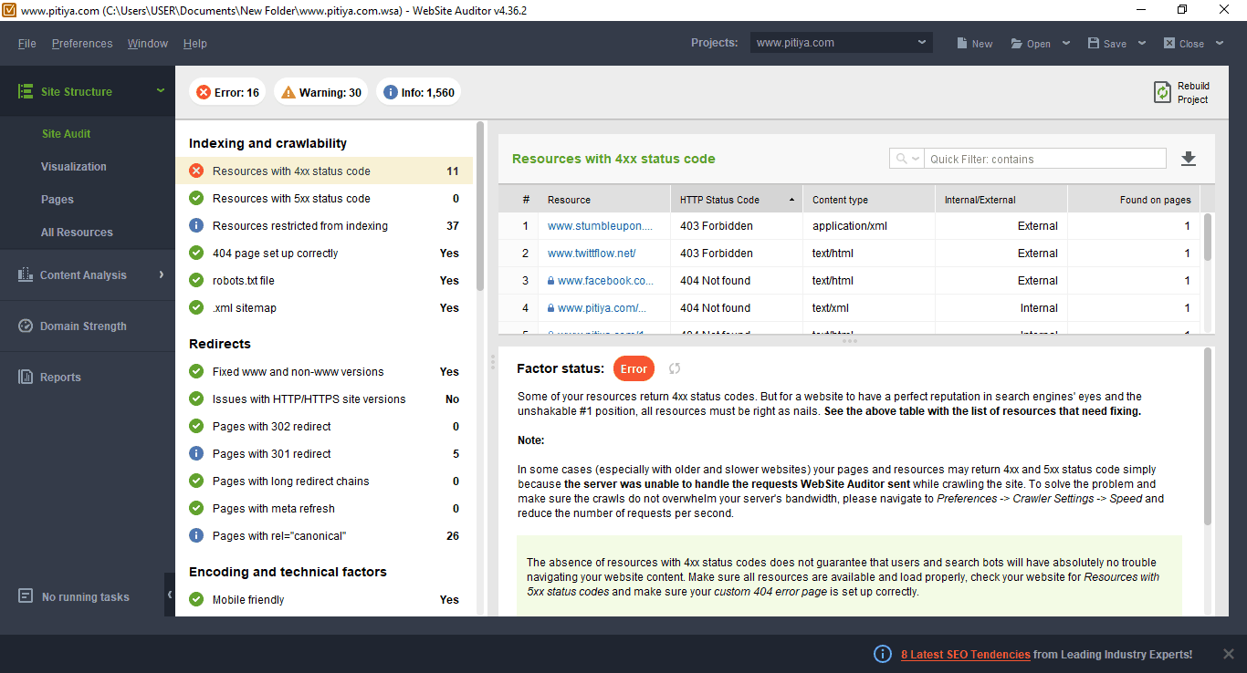 site-audit-summary-website-auditor