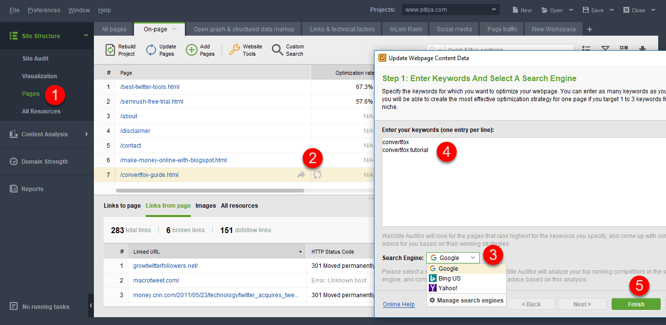 on-page-optimization-website-auditor