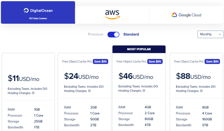 Prețuri noi Cloudways Cloudways New Pricing