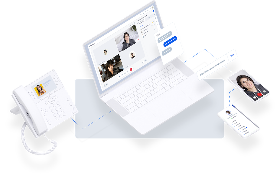 Uzyskaj kompletne rozwiązanie do komunikacji biznesowej od Nextiva. Narzędzia do komunikacji głosowej, wideo, SMS-owej, czatu zespołowego i współpracy.