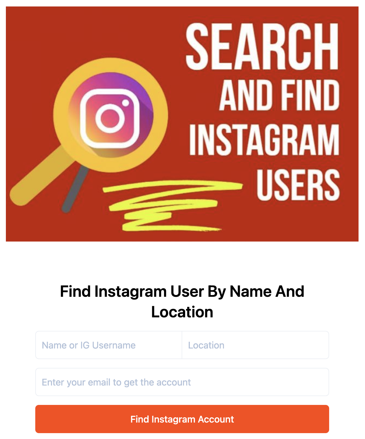 Influencer Club finden und suchen Instagram-Benutzerfotos
