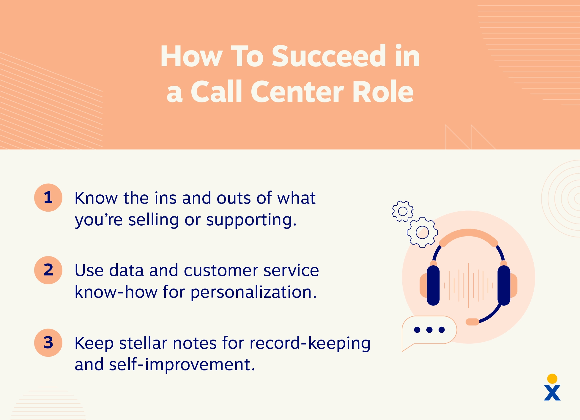 Três dicas sobre como ter sucesso em uma função de call center.