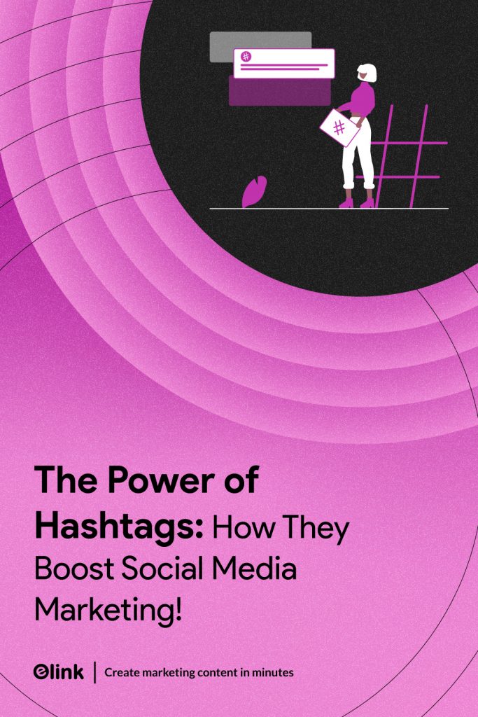Como usar hashtags em marketing de mídia social - banner do Pinterest