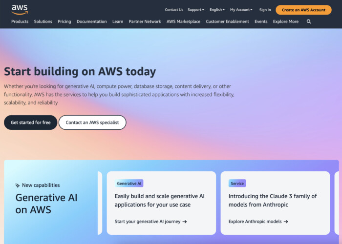 Amazon Web Services (AWS): Fintech için En İyi Bulut Hizmeti Sağlayıcıları