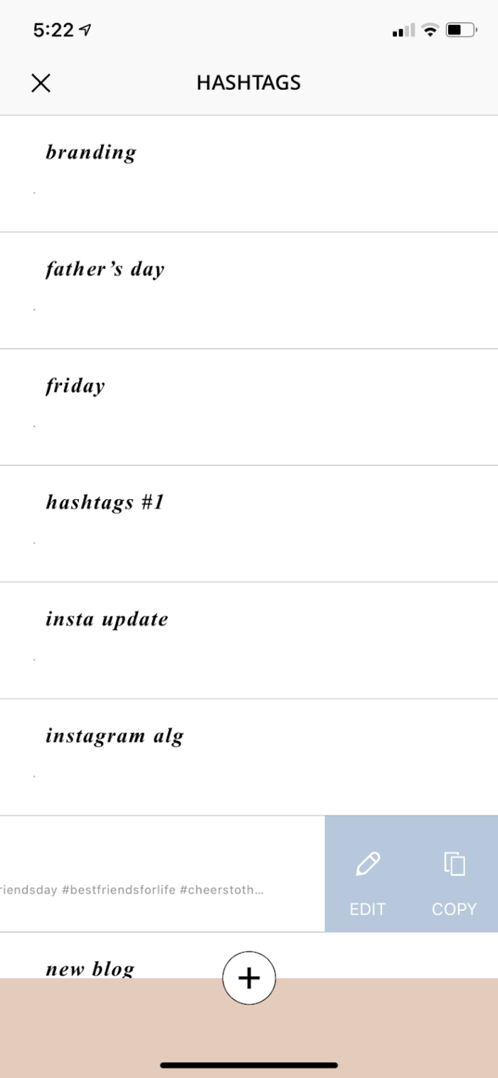 Hashtag-Sets