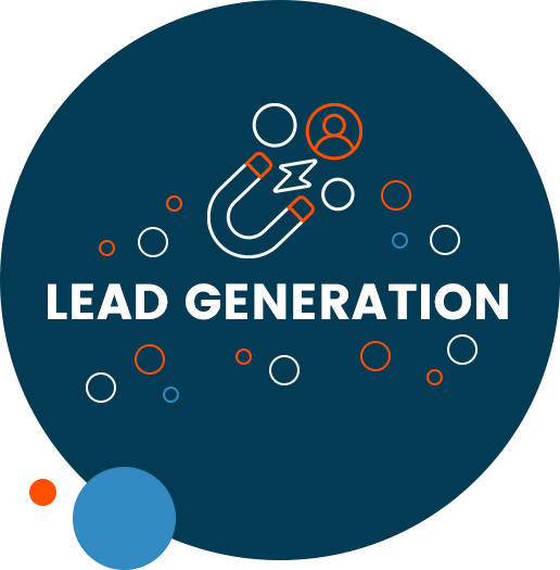 insignia que dice generación de leads