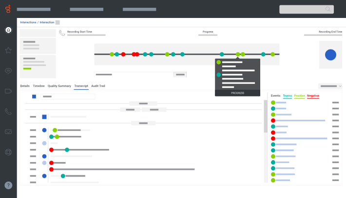 Soluzione di gestione della qualità automatizzata per contact center Genesys